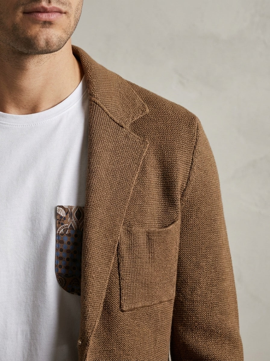 CARDIGAN TAGLIO GIACCA