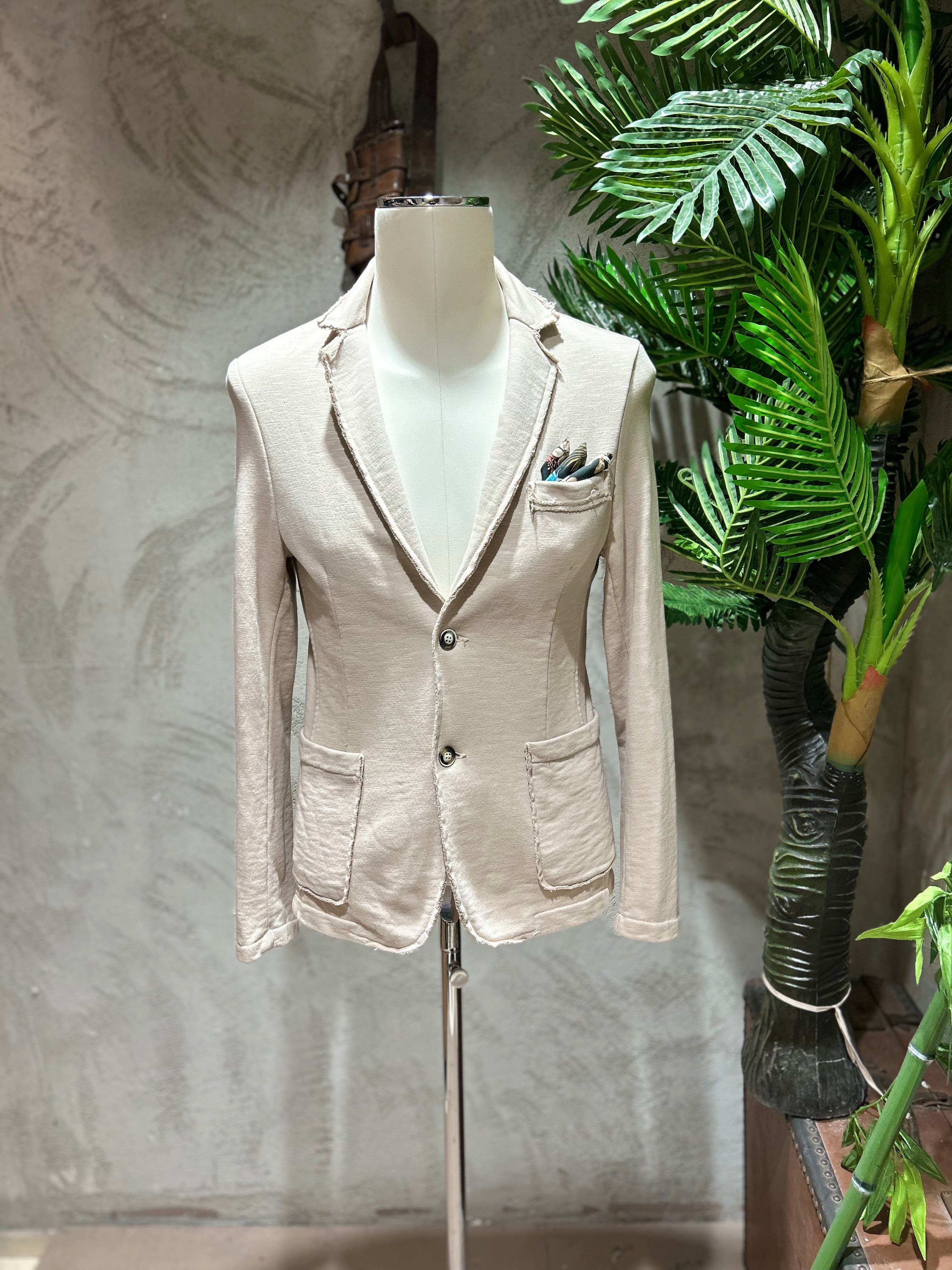 GIACCA TAGLIO VIVO - SABBIA,BLU NAVY,VERDE