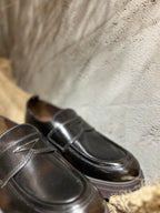 MOCASSINO IN PELLE - MORO