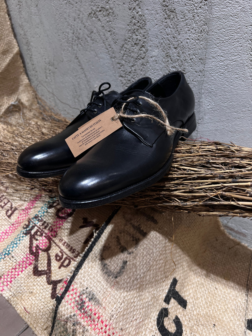 STRINGATE IN PELLE -  NERO