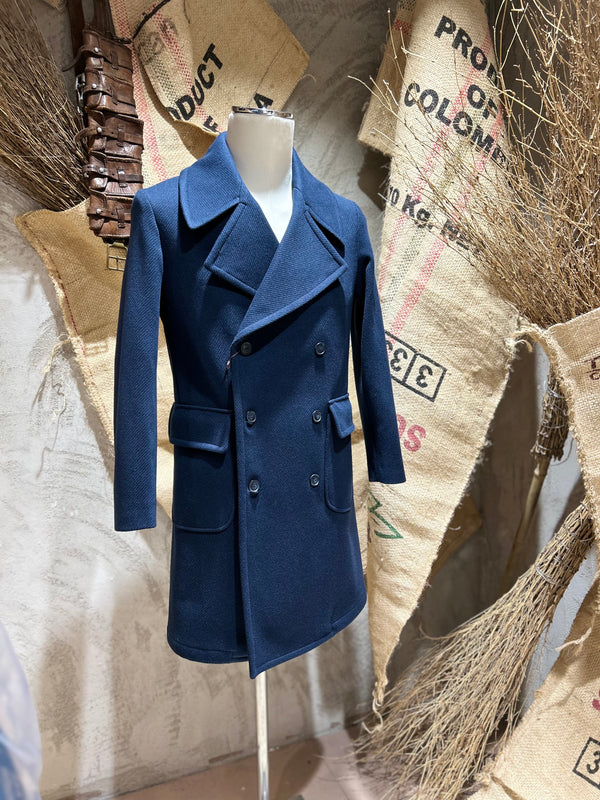 CAPPOTTO DOPPIOPETTO - BLU NAVY