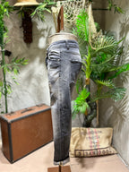 SKINNY DENIM WASHED - NERO