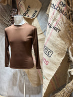 MAGLIA GIROCOLLO IN FILO DI SCOZIA  - MORO BIANCO,SABBIA