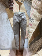 PANTALONI CON ELASTICO POSTERIORE - FANGO