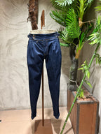 DENIM CON FIBBIE -DARK NAVY