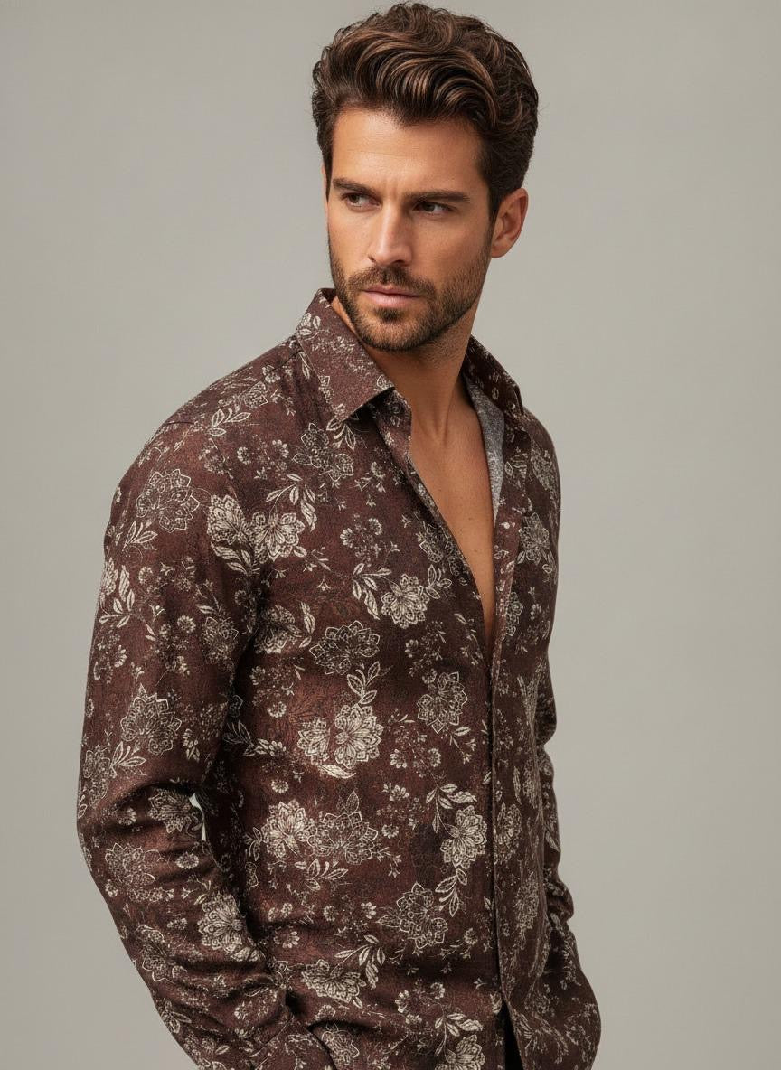 California — Camicia in Cotone e Viscosa
