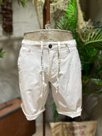 SHORTS IN COTONE  - BIANCO