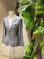 GIACCA MICROFANTASIA -  VERDE, BLU