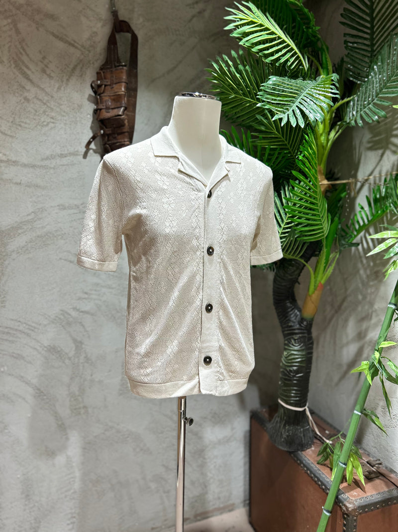 CAMICIA CROCHET - BEIGE