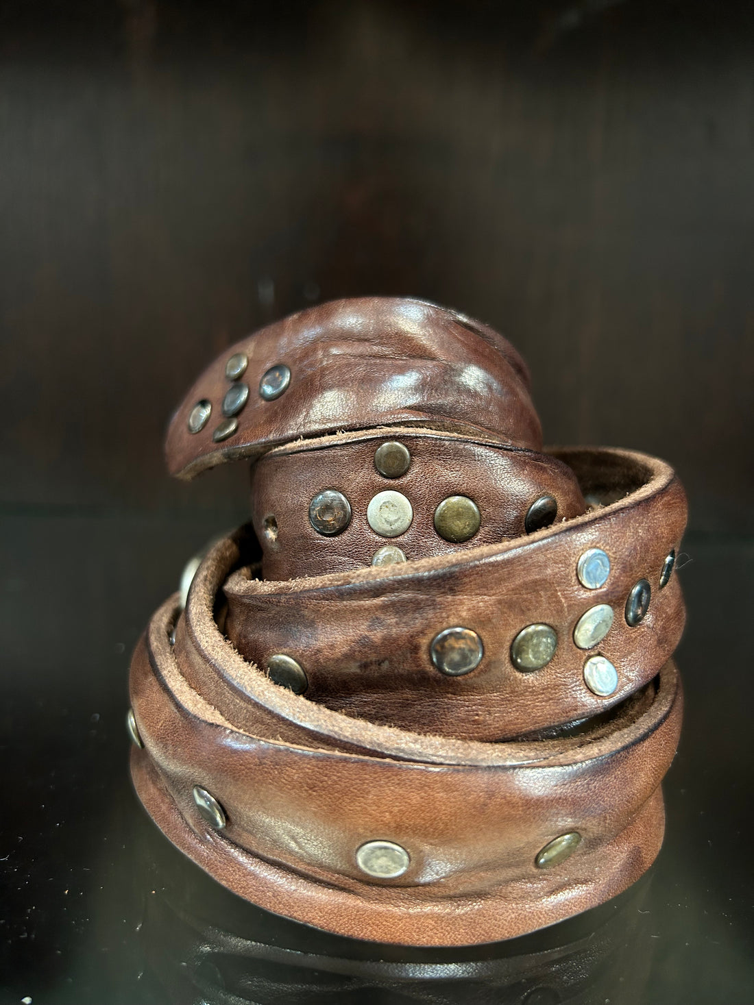 MERCEDES BELT - MUD, DARK BROWN, BLACK, COGNAC