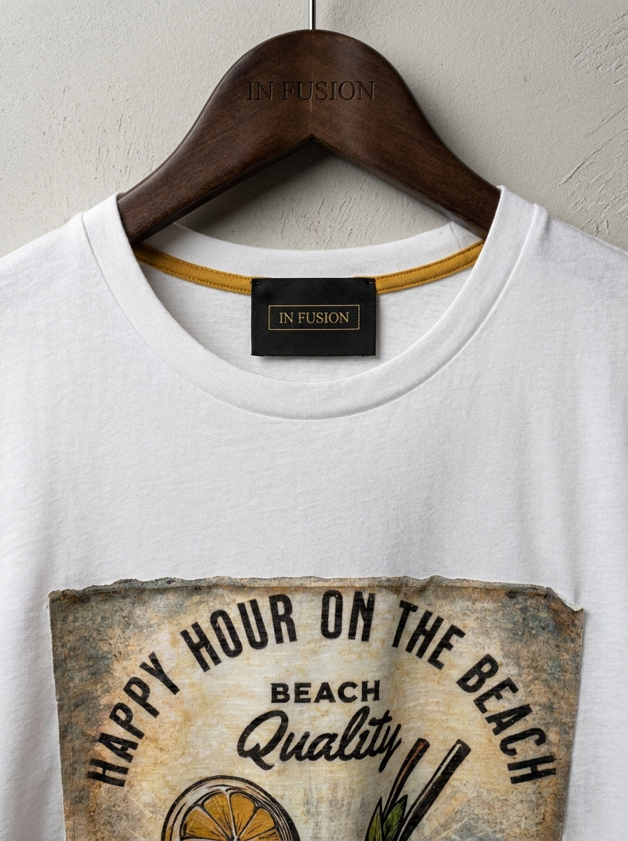 Cocktail — T-Shirt 100% Cotone Stampa Alta Definizione Made in Italy