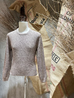MAGLIA GIROCOLLO - BEIGE