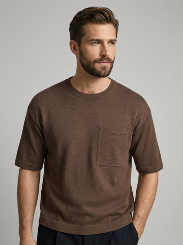 Bolivia — Maglia in Filo di Cotone | Fit Cropped Leggermente Over