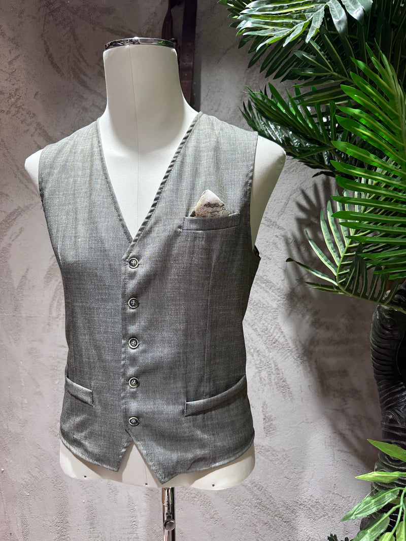 GILET MICROFANTASIA - VERDE,BLU