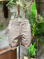 SHORTS NIDO D'APE - BEIGE, FANGO