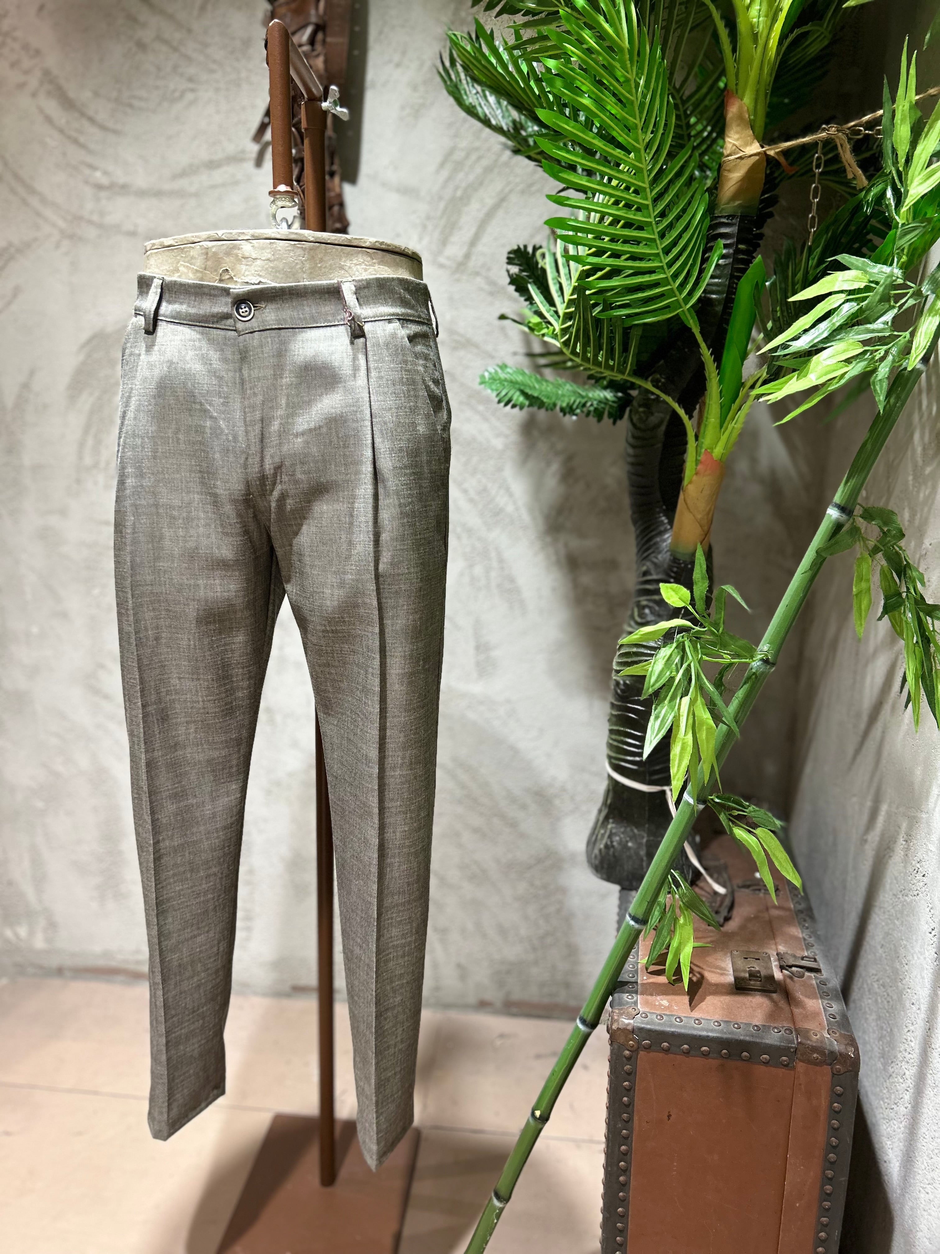 PANTALONI MICROFANTASIA - VERDE, BLU