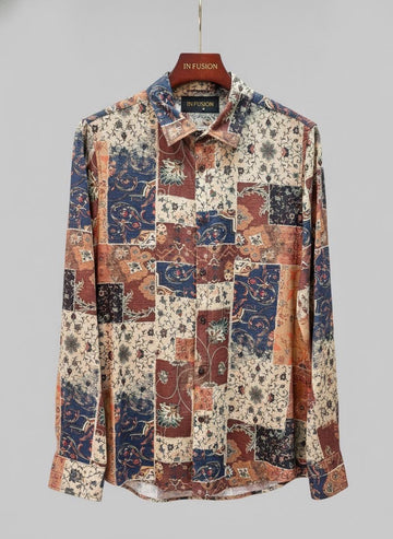 Turchia — Camicia Cotone Lino e Viscosa