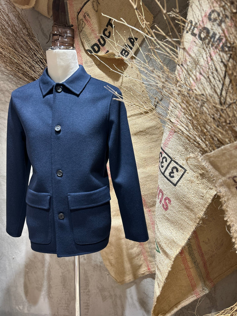 CAPPOTTO MONOPETTO  - DARK NAVY