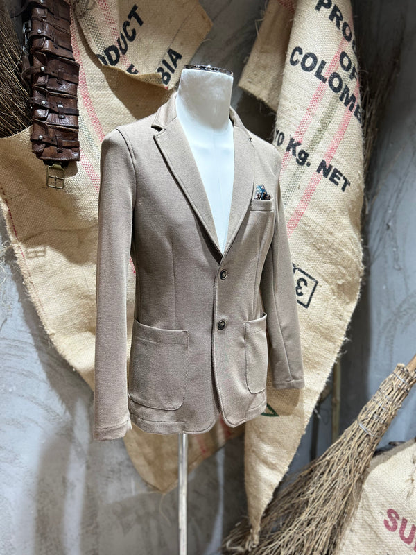 GIACCA MICROFANTASIA - GRIGIO, BEIGE