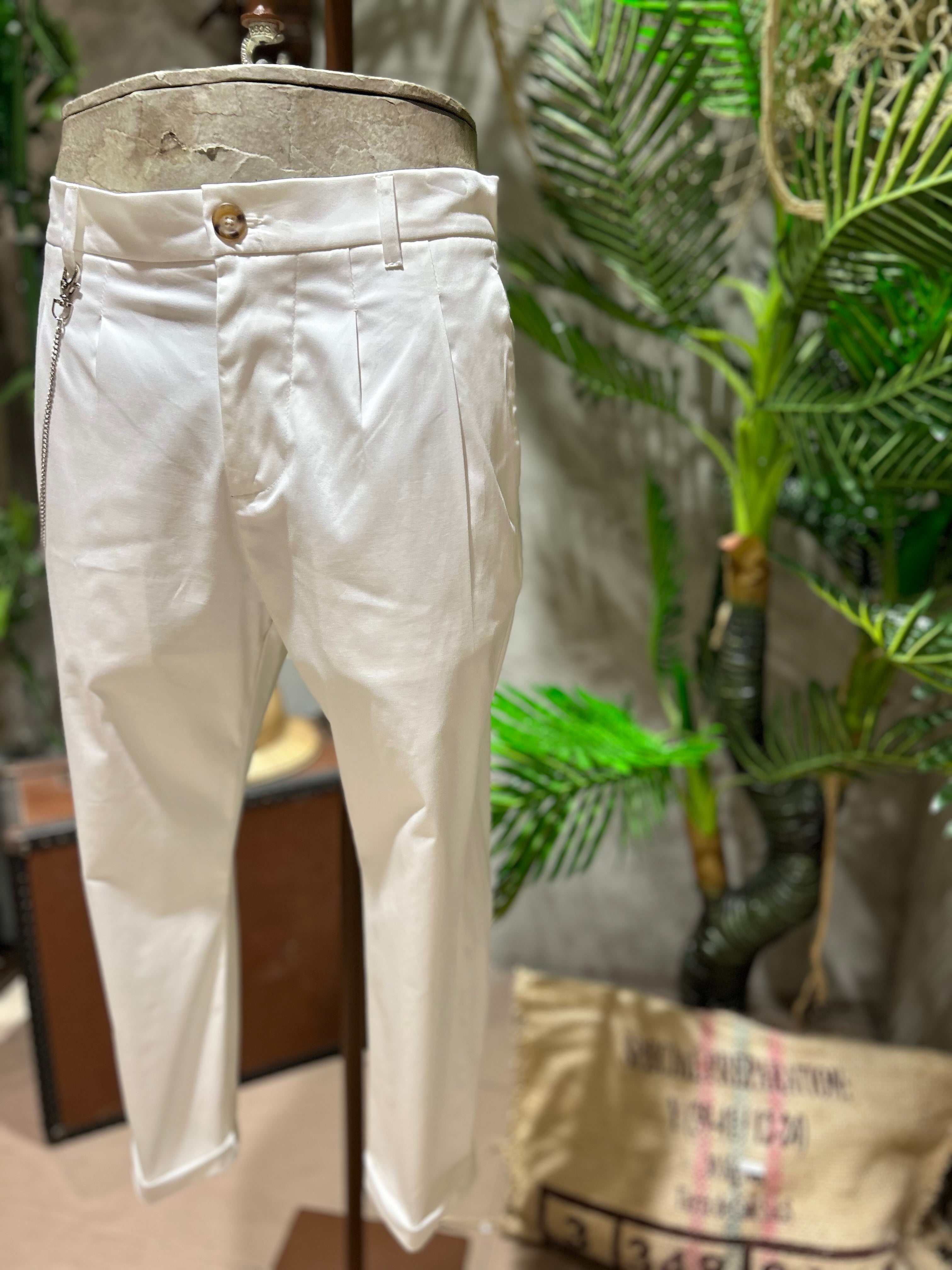 PANTALONI TAGLIO CLASSICO - OFF-WHITE, TORTORA