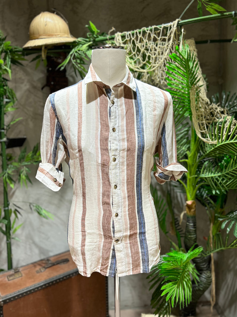 CAMICIA WIDE STRIPES - MULTICOLOR