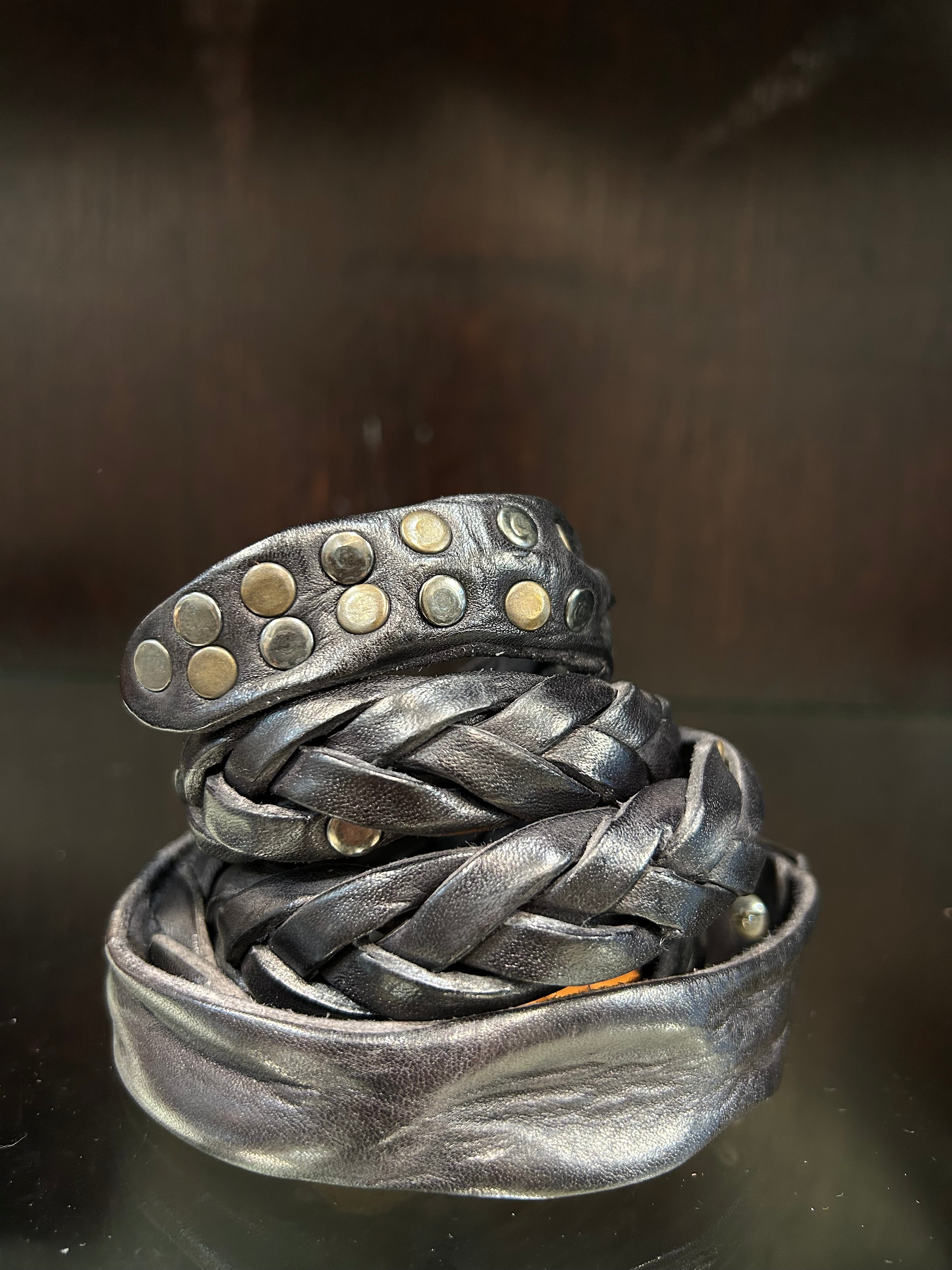 CINTURA NAIROBI - NERO, RUGGINE