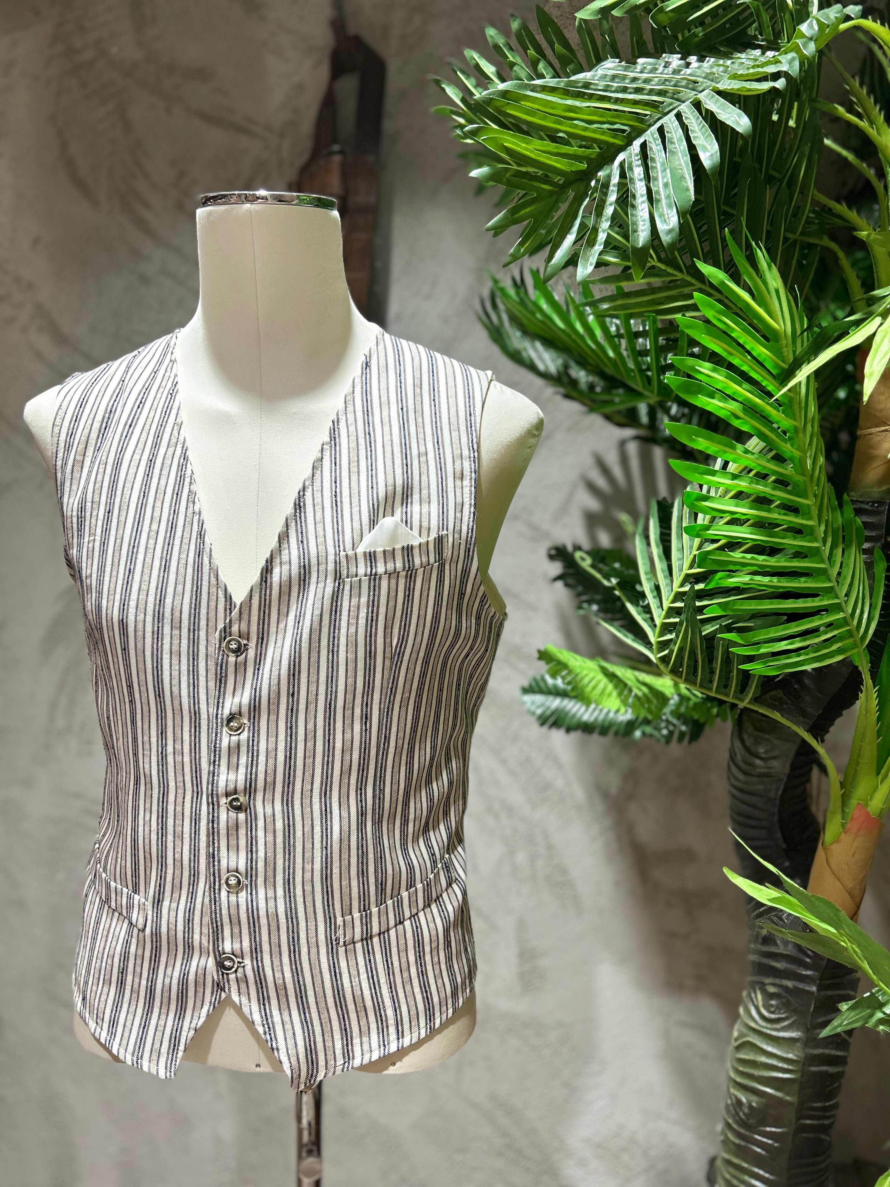 GILET STRIPES - MULTICOLOR