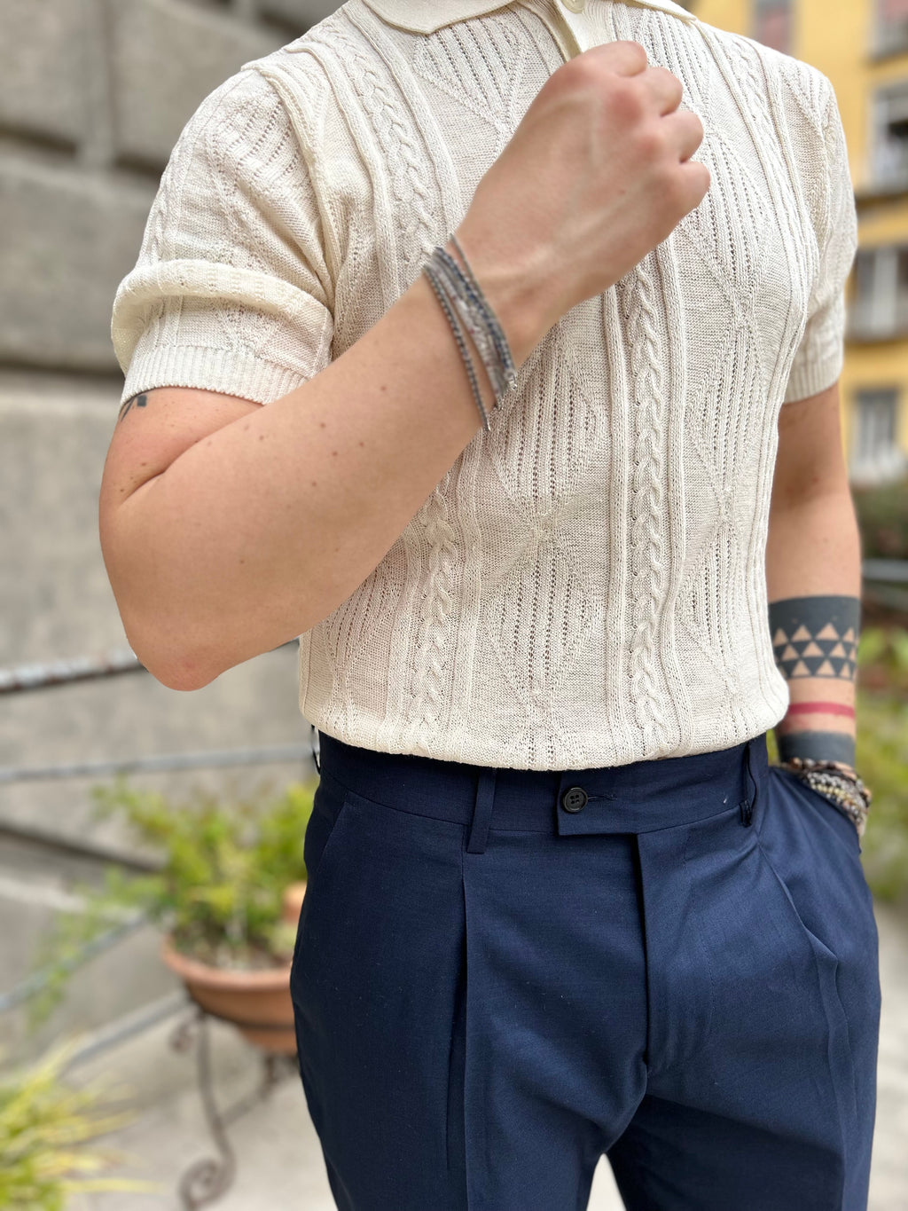 ABITO DOPPIOPETTO - BLU, SABBIA