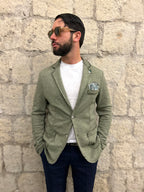 GIACCA TAGLIO VIVO - SABBIA,BLU NAVY,VERDE