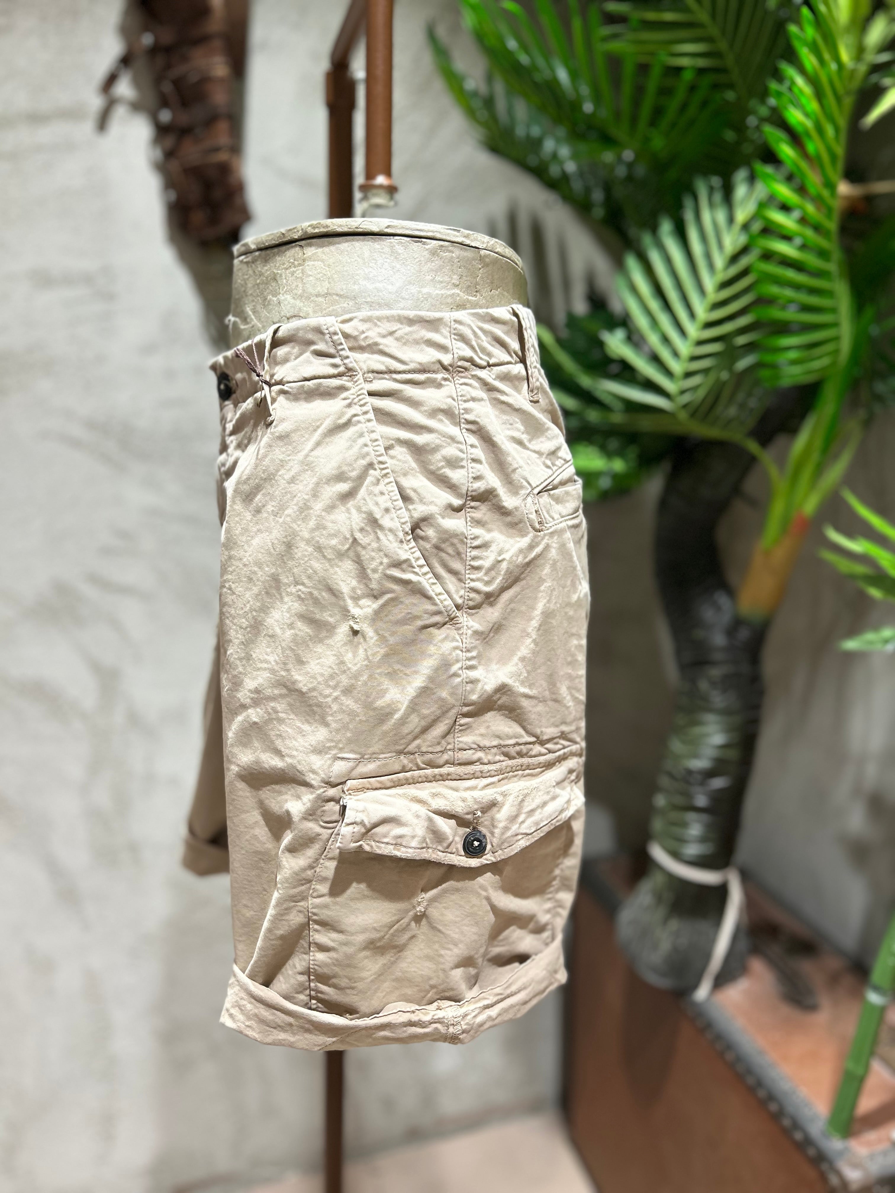 SHORTS CARGO - SABBIA, FANGO, MILITARE