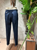 PANTALONI CON PINCES - DENIM