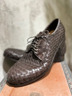 STRINGATA INTRECCIATA  - MARRONE