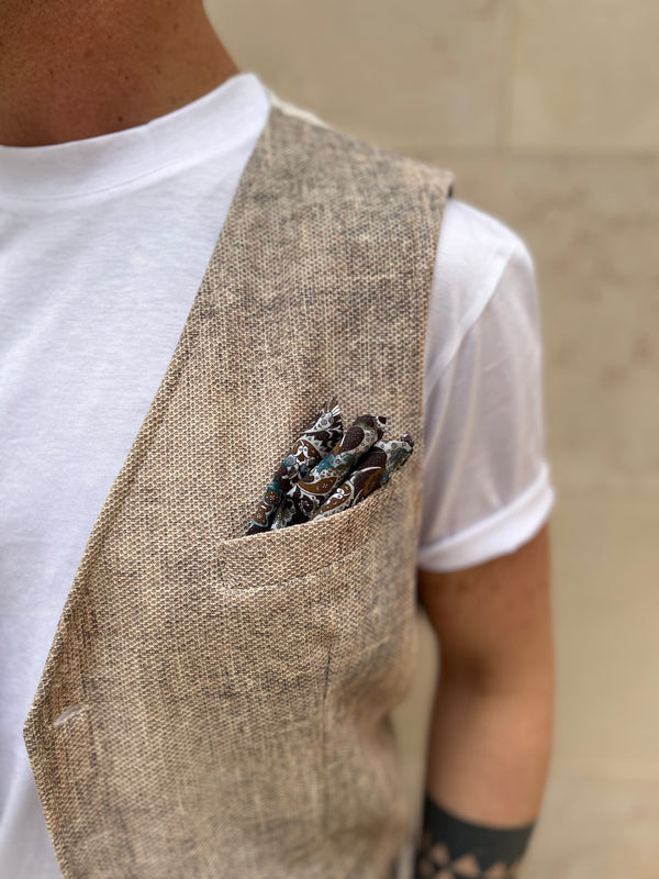 GILET SCALES  - SABBIA