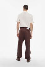 PANTALONI CON PINCES - MORO