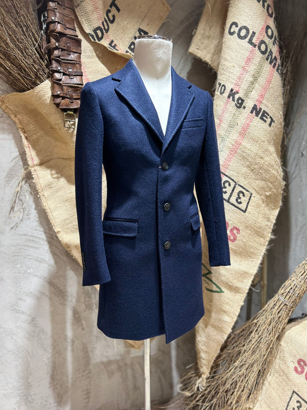 CAPPOTTO MONOPETTO - BLU NAVY