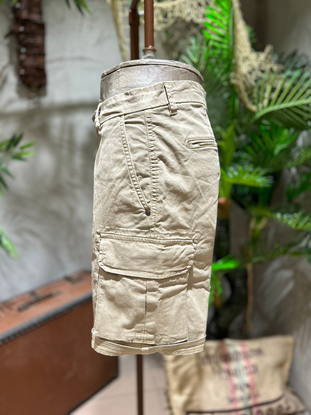 SHORTS CARGO - DESERT, MARRONE, BIANCO