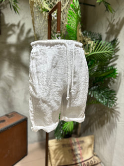 SHORTS IN LINO - BIANCO, BLU, SABBIA, FANGO