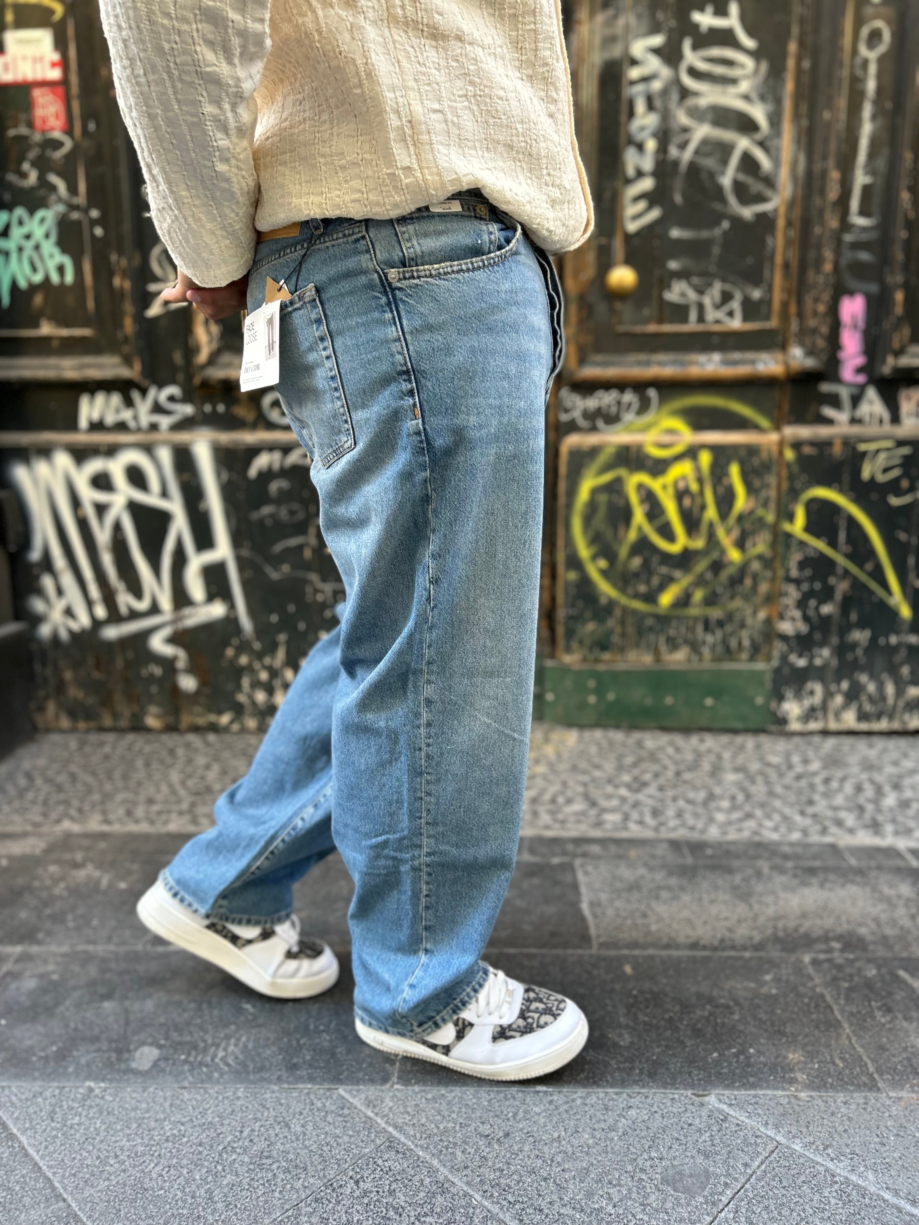 DENIM FADE LOOSE - DENIM