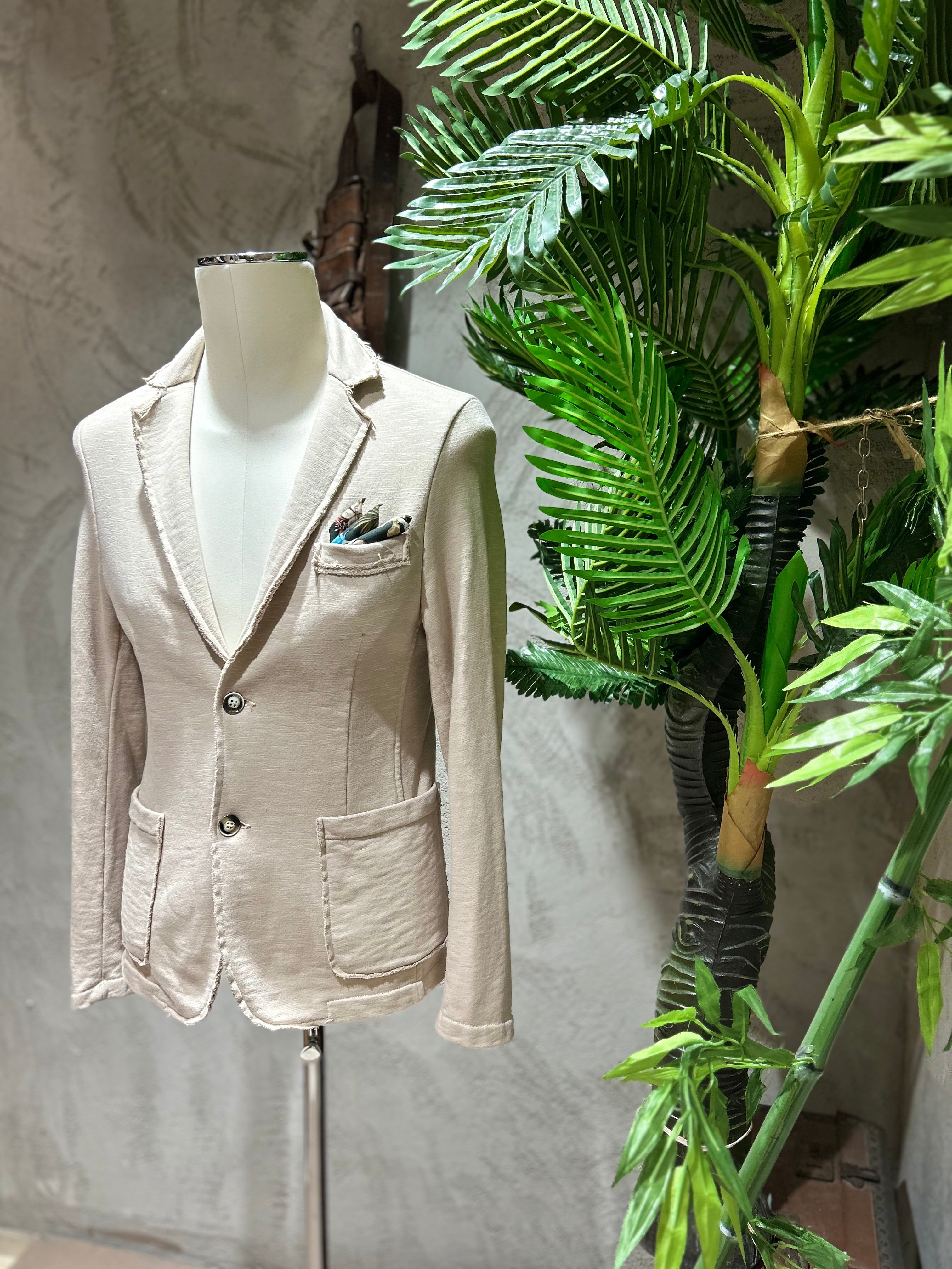 GIACCA TAGLIO VIVO - SABBIA,BLU NAVY,VERDE