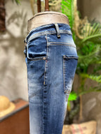 SKINNY DENIM EXCHANGED WASH - DENIM