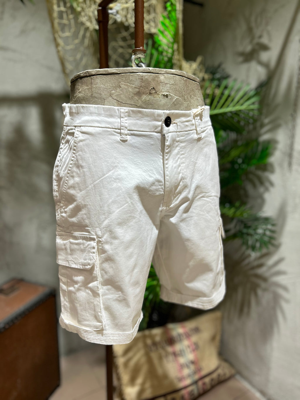 SHORTS CARGO - DESERT, MARRONE, BIANCO