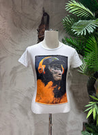 T-SHIRT STAMPA SCIMMIA