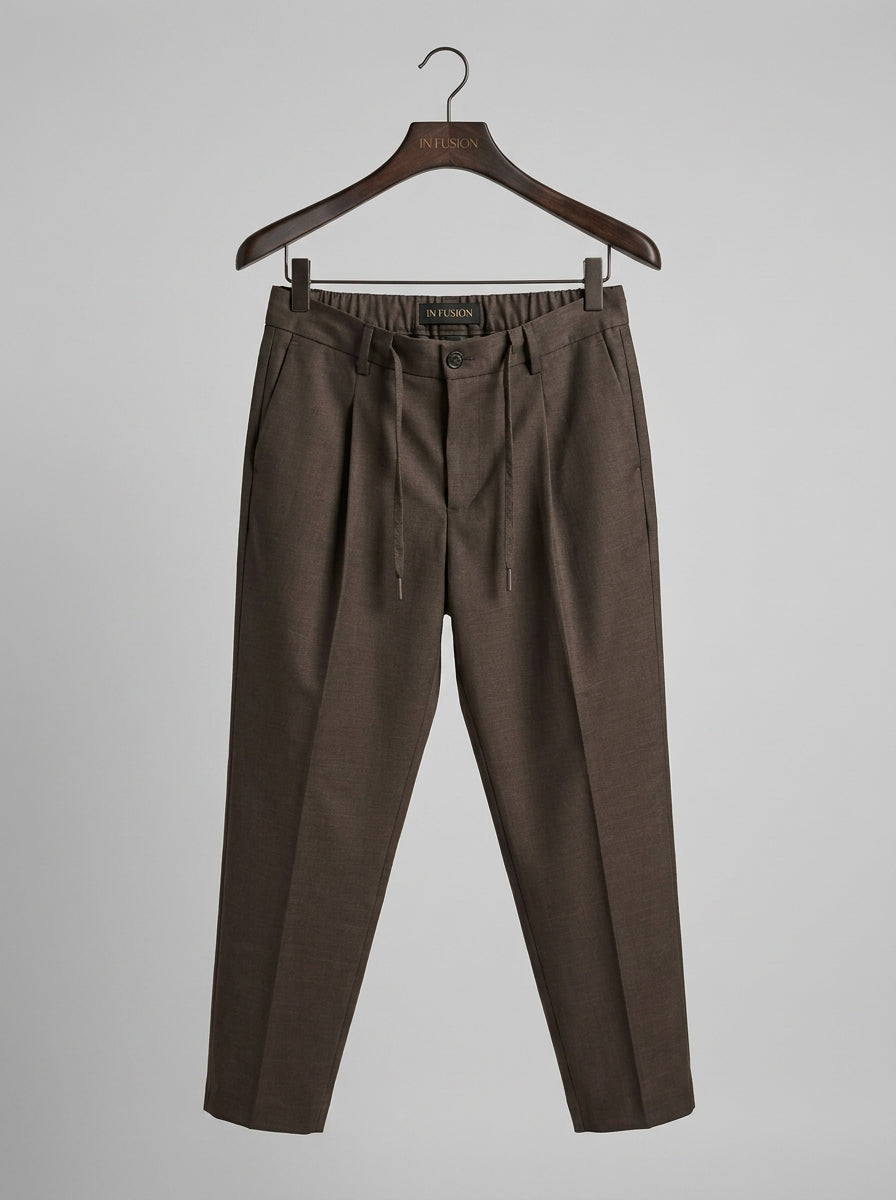 Blow — Pantalone Sartoriale in Poliviscosa Cropped | Made in Italy