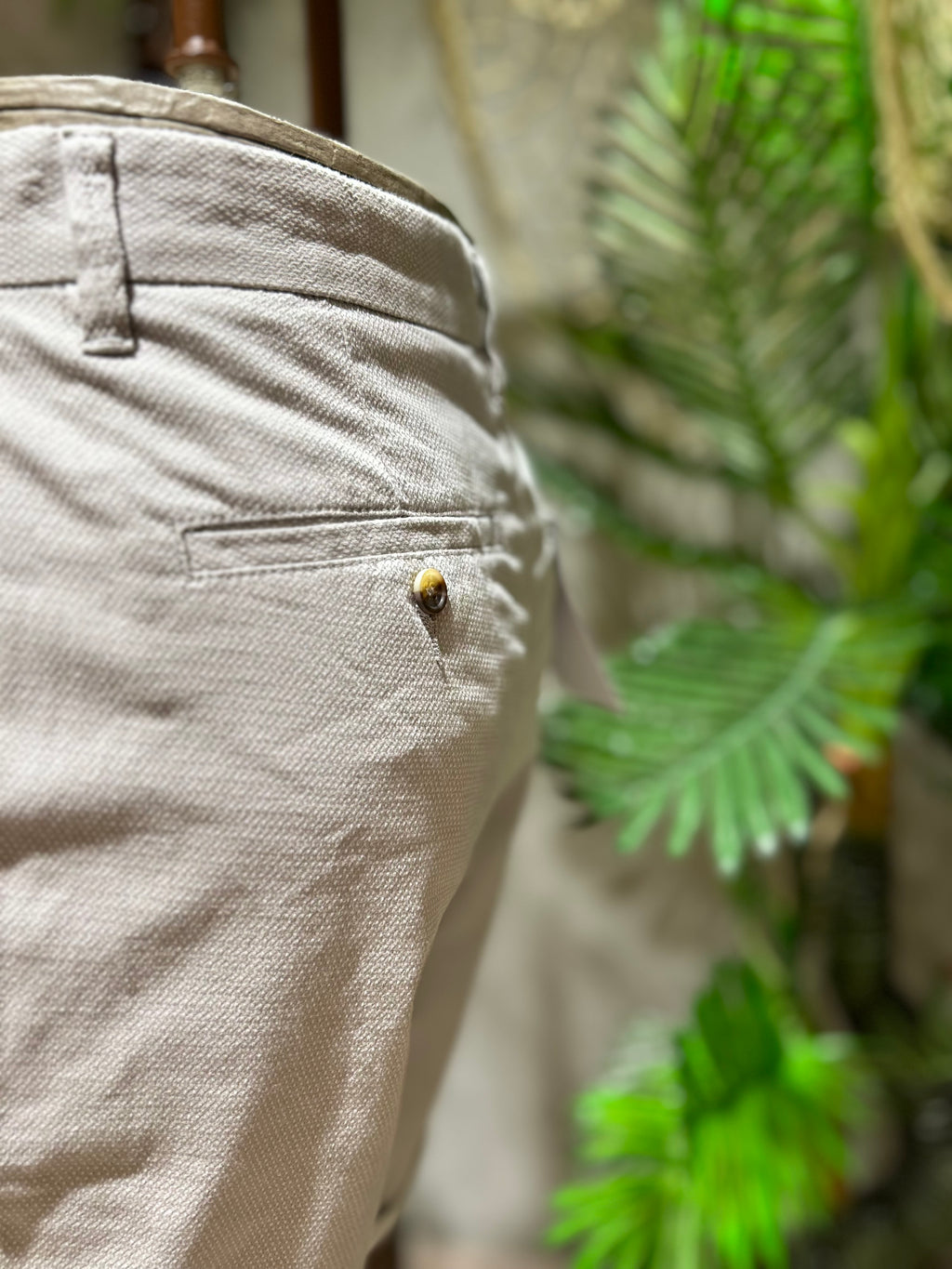 SHORTS NIDO D'APE - BEIGE, FANGO