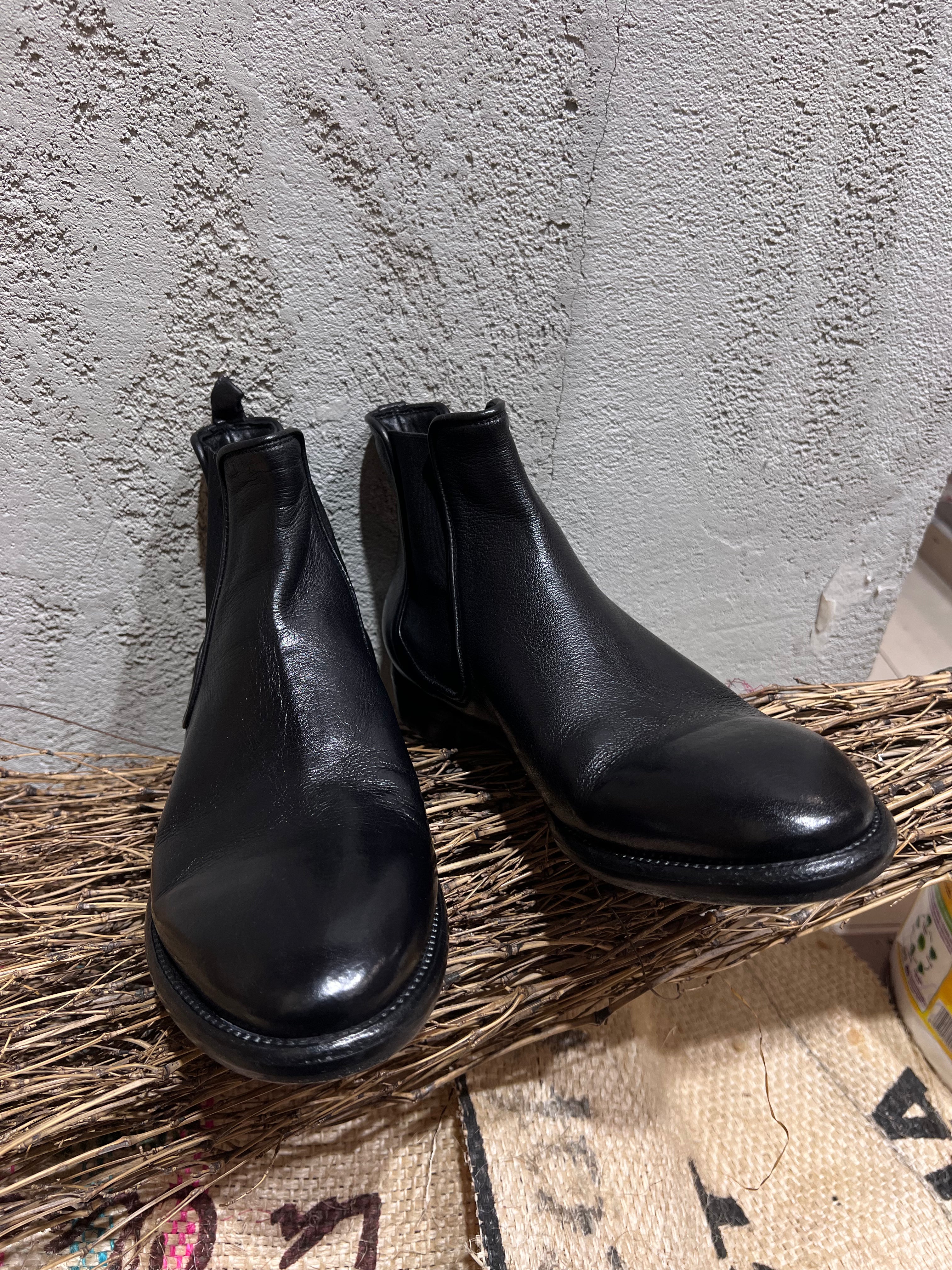 STIVALETTI LAVORAZIONE LAVATA - NERO