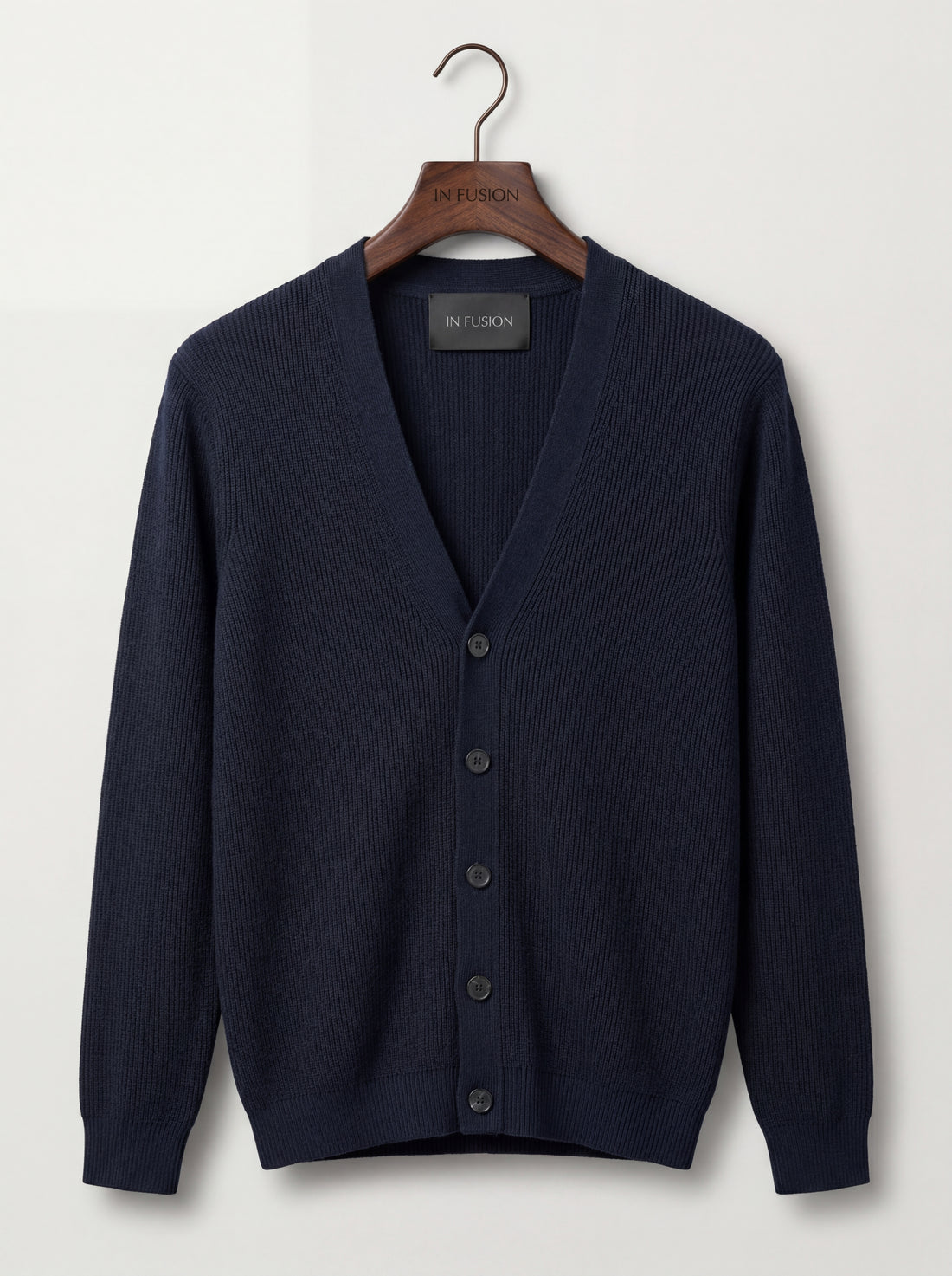 CARDIGAN A COSTE SCOLLO V