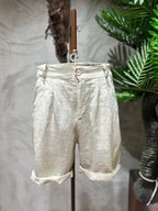 SHORTS PURO LINO - SABBIA, BIANCO, FANGO, BLU