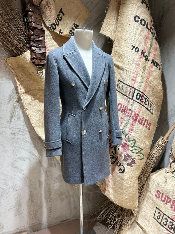 CAPPOTTO DOPPIOPETTO - GRIGIO