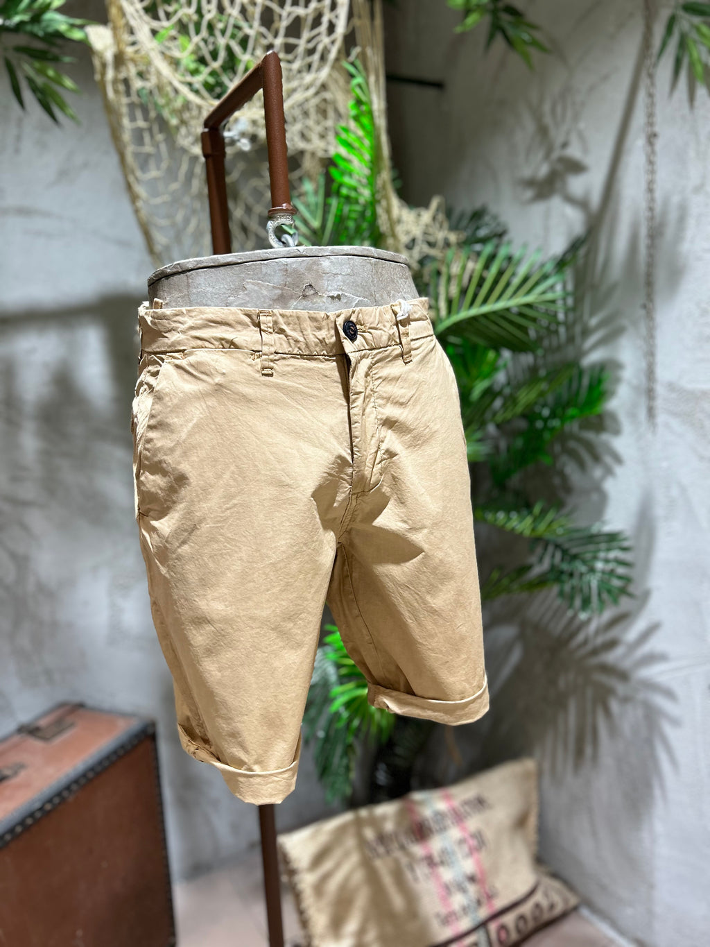 SHORTS IN COTONE  - OCRA