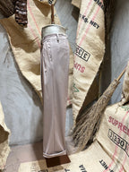 PANTALONI CON PINCES - MASTICE,NERO